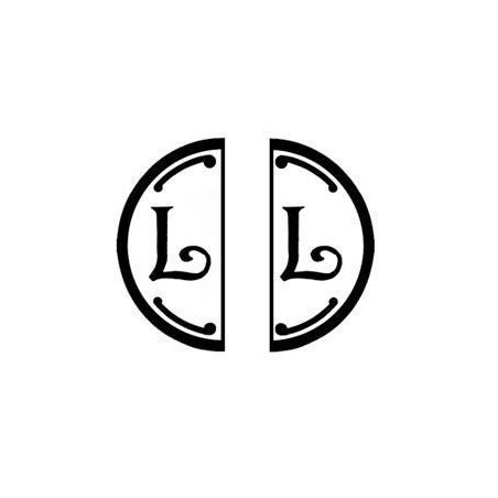 Doble inicial L. Scrapbooking.Aladine. Lacre