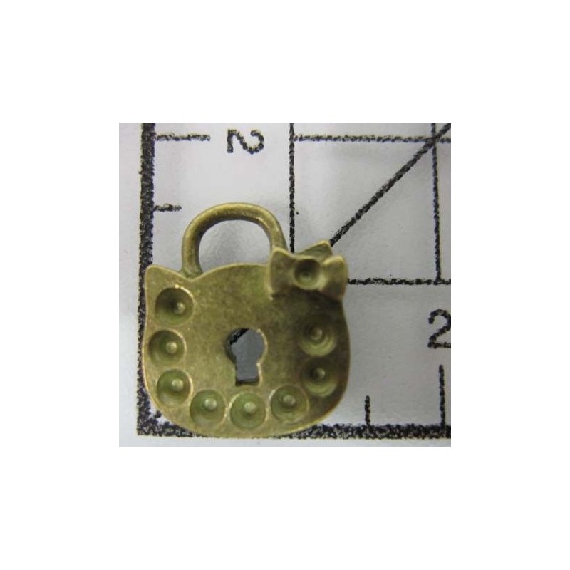 Decoración de metal dorada scrapbooking. Fabscraps FB46 | L'aura Bella