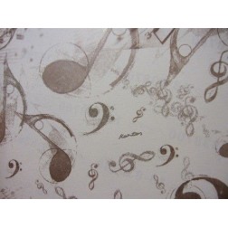 Serie Gold: Música. 70x100 cm. Kartos. Encuadernación | L'aura Bella