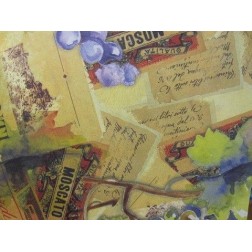 Serie Elegant: Uvas y vino. 70x100 cm. Kartos. Encuadernación