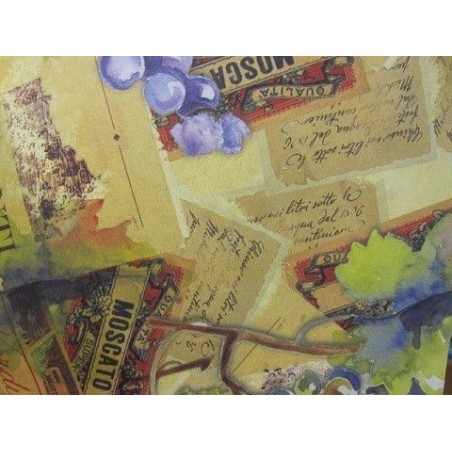 Serie Elegant: Uvas y vino. 70x100 cm