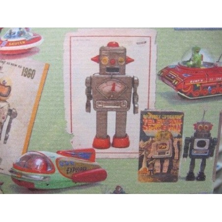 Serie Kraft: Juguetes vintage. 70x100 cm. Kartos. Encuadernación