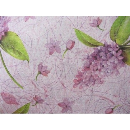 Serie Kraft: Lilas. 70x100 cm