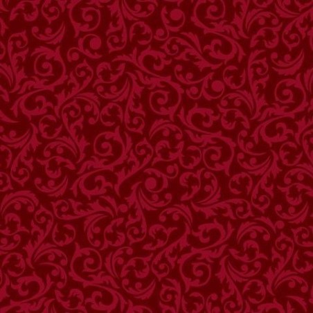 Rojo adamascado. 12x12"