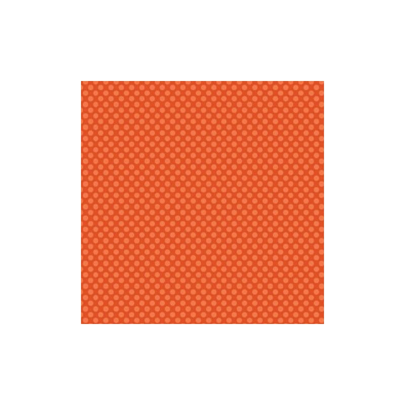 Naranja con puntos grandes. 12x12"