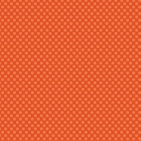 Naranja con puntos grandes. 12x12"