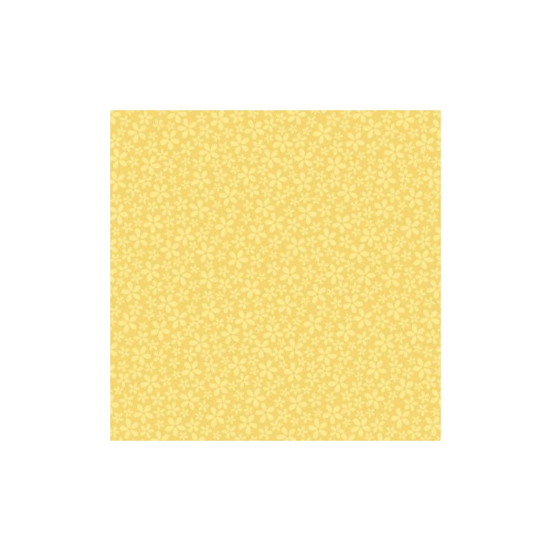 Amarillo con flores. 12x12". GX-2300-17. Core' dinations. Scrapbooking.