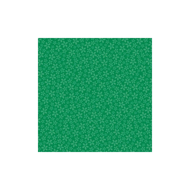Verde oscuro con flores. 12x12". GX-2300-29. Core' dinations. Scrapbooking.