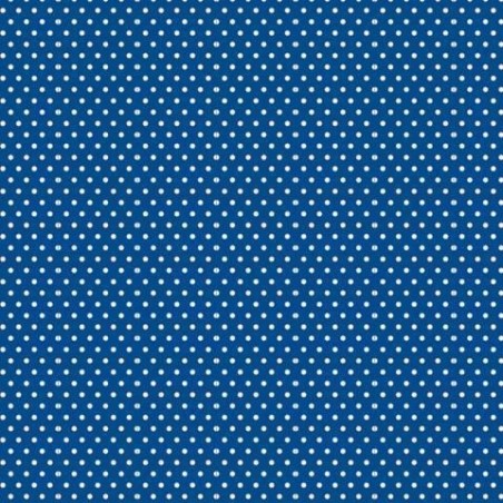 Azul oscuro con puntos pequeños. 12x12"