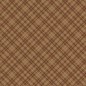 Marrón con Plaid. 12x12"
