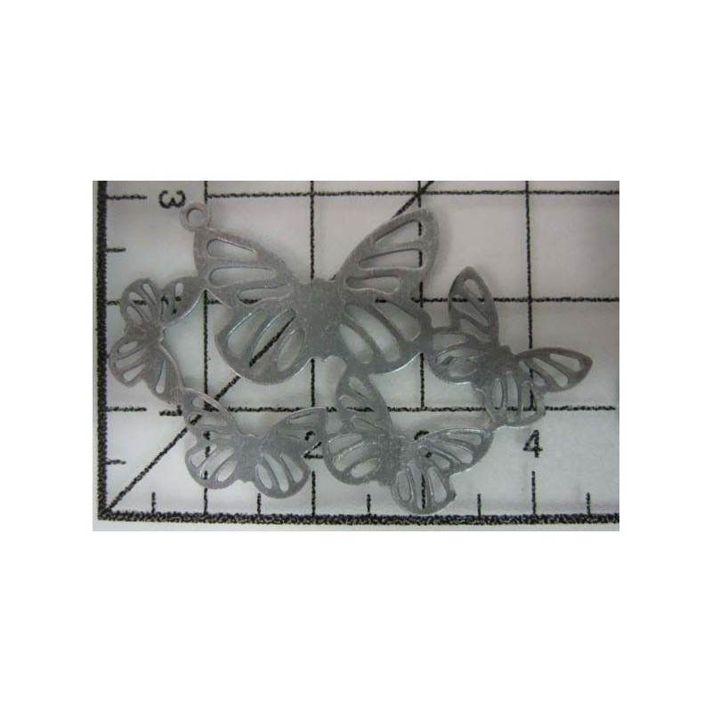 Decoración metal plateada scrapbooking. Fabscraps FB58 | L'aura Bella