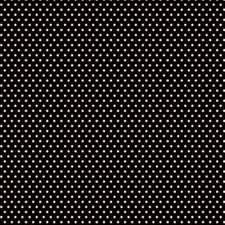 Negro con puntos pequeños. 12x12"