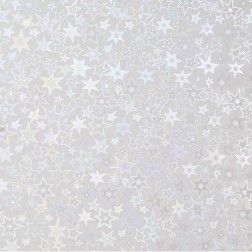 Estrellas plateadas. Papel adhesivo y holográfico. 12x11 cm.. Darice. 2511-53