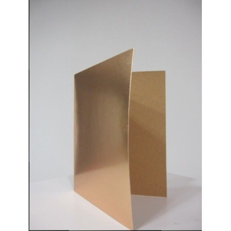 Sobre kraft Metallic con tarjeta bicolor para scrapear