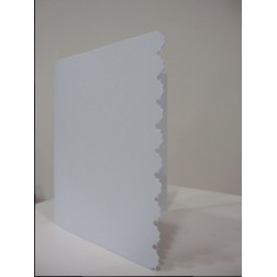 Sobre con tarjeta blanca para scrap, troquelada en un lado, 4 modelos