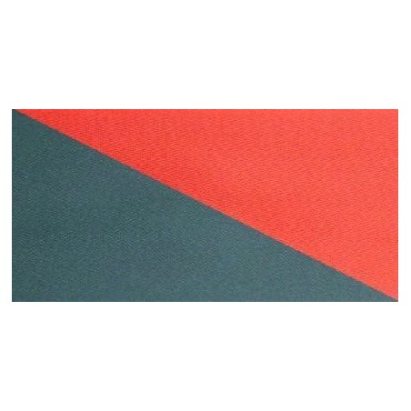 Lazo de Satén. Dos colores rojo y verde Navidad. 38mm x 1m.