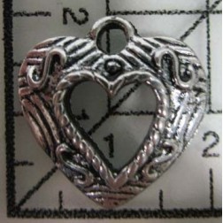 Decoración metal plateada scrapbooking. Fabscraps FB75 | L'aura Bella