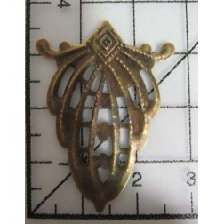 Decoración de metal dorada scrapbooking. Fabscraps FB78 | L'aura Bella