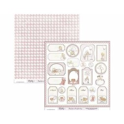 Etiquetas bebé niña. Scrapbooking, Papel, Decorado, Normales. Dayka Trade