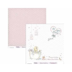 Bebé en bañera  (niña). Scrapbooking. Dayka Trade