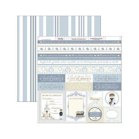 Etiquetas y frases Comunión (niño)