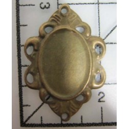 Decoración de metal dorada scrapbooking. Fabscraps FB83 | L'aura Bella