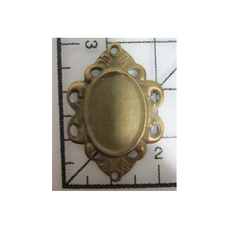 Decoración de metal dorada scrapbooking. Fabscraps FB83 | L'aura Bella