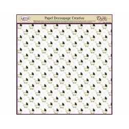 Fondo de carritos de bebé. Decoupage. Dayka Trade