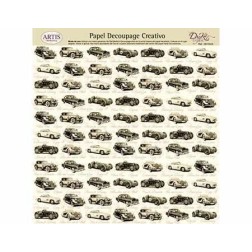 Coches antiguos. Decoupage. Dayka Trade