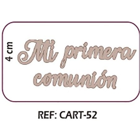 Letras "Mi primera comunión"