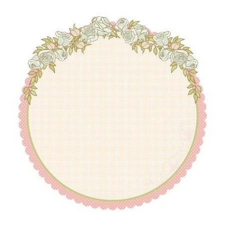 Papel Scrapbooking redondo. Fabulous- Lil Primrose | L'aura Bella