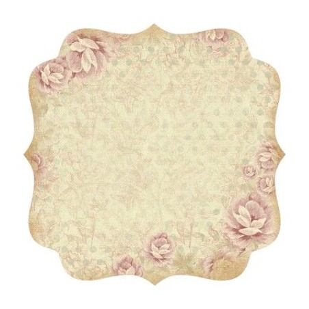 Papel Scrapbooking con forma. Charming - Magnolia