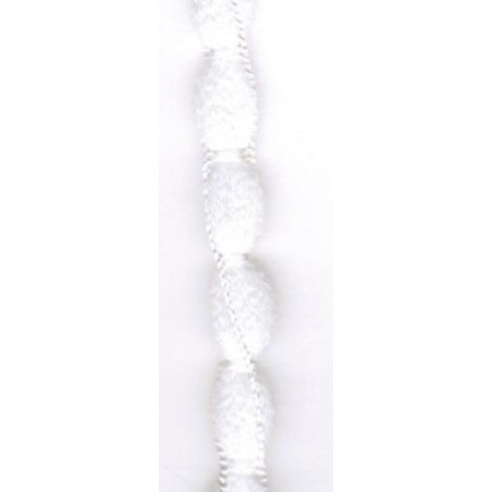 Cintas. Vivant. Cinta "NOPPY". Blanco.  15m x 5mm