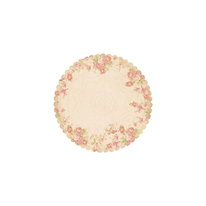 Papel scrapbooking redondo. Rummage - Miss Match | L'aura Bella