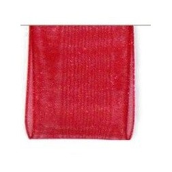 Cintas. Vivant. Organza. Rojo oscuro. 50mx40mm