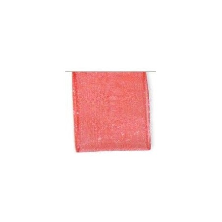 Cintas. Vivant. Organza. Cereza. 50mx40mm