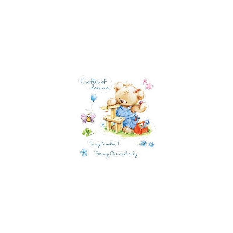 Sellos. Scrapbooking. Scrapberry's. My little Bear: Craftsman