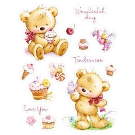 My little Bear con cupcakes