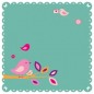 Papel Scrapbooking con forma. Twig - Butterfly Kiss
