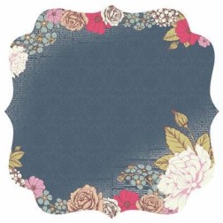 Papel Scrapbooking con forma. Floral - Lulu & Roy | L'aura Bella