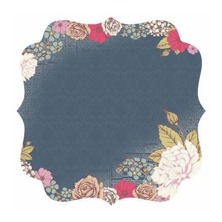 Papel Scrapbooking con forma. Floral - Lulu & Roy