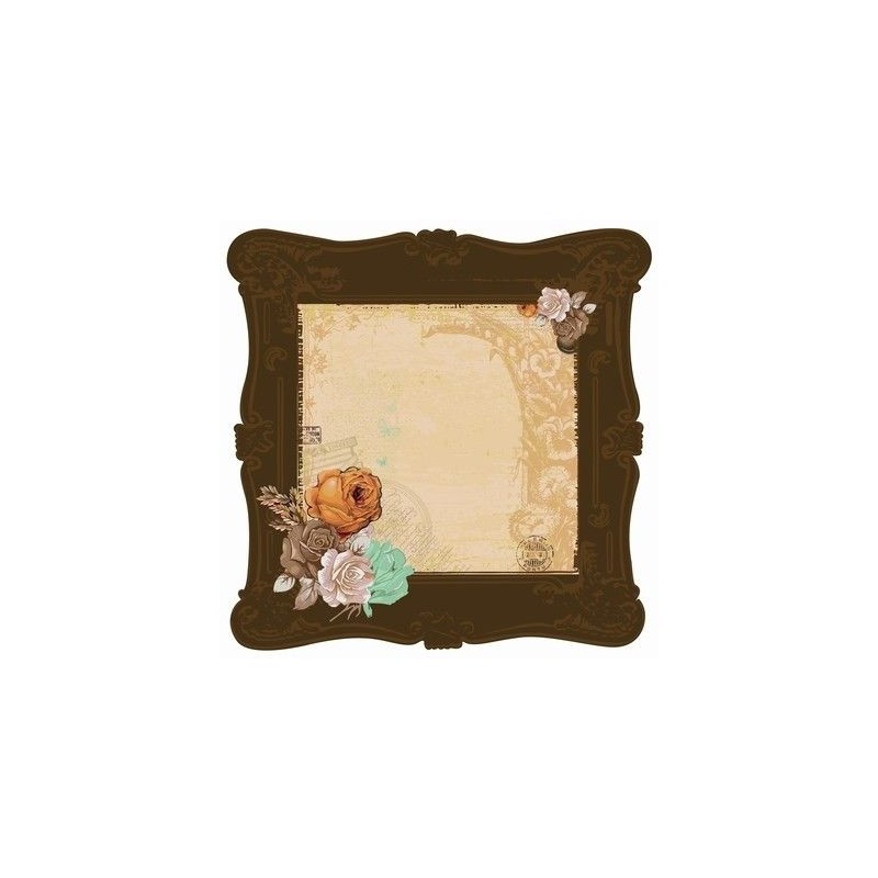 Papel Scrapbooking con forma. Brass - Miss Empire | L'aura Bella