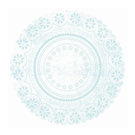 Papel Scrapbooking Redondo. Party - Tea Party