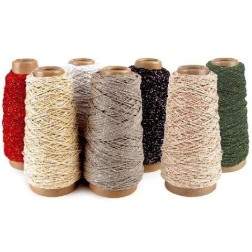 Cintas . Cordel bicolor Lurex. Baker twine lurex. 2mm. Se vende por metros.Vivant