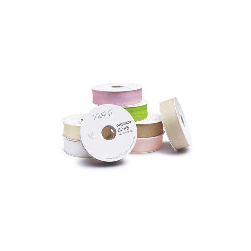 Cintas . Cinta de Organza. 40mm. Se vende por metros.Vivant
