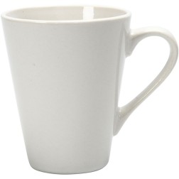 taza de porcelana con forma