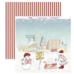 Navidad: niña bolas de nieve