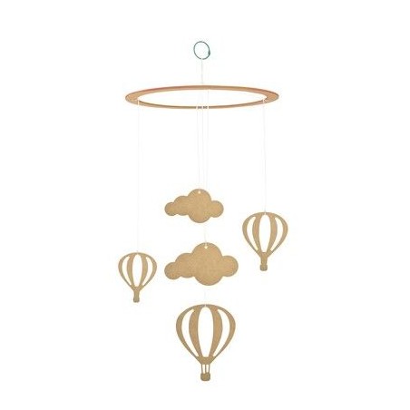 Móvil para bebé. Globos