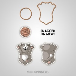 Gato y ovillo de lana