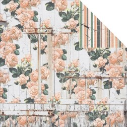 Papel de scrapbooking: florales y craquelado Paint Chic | L'aura Bella